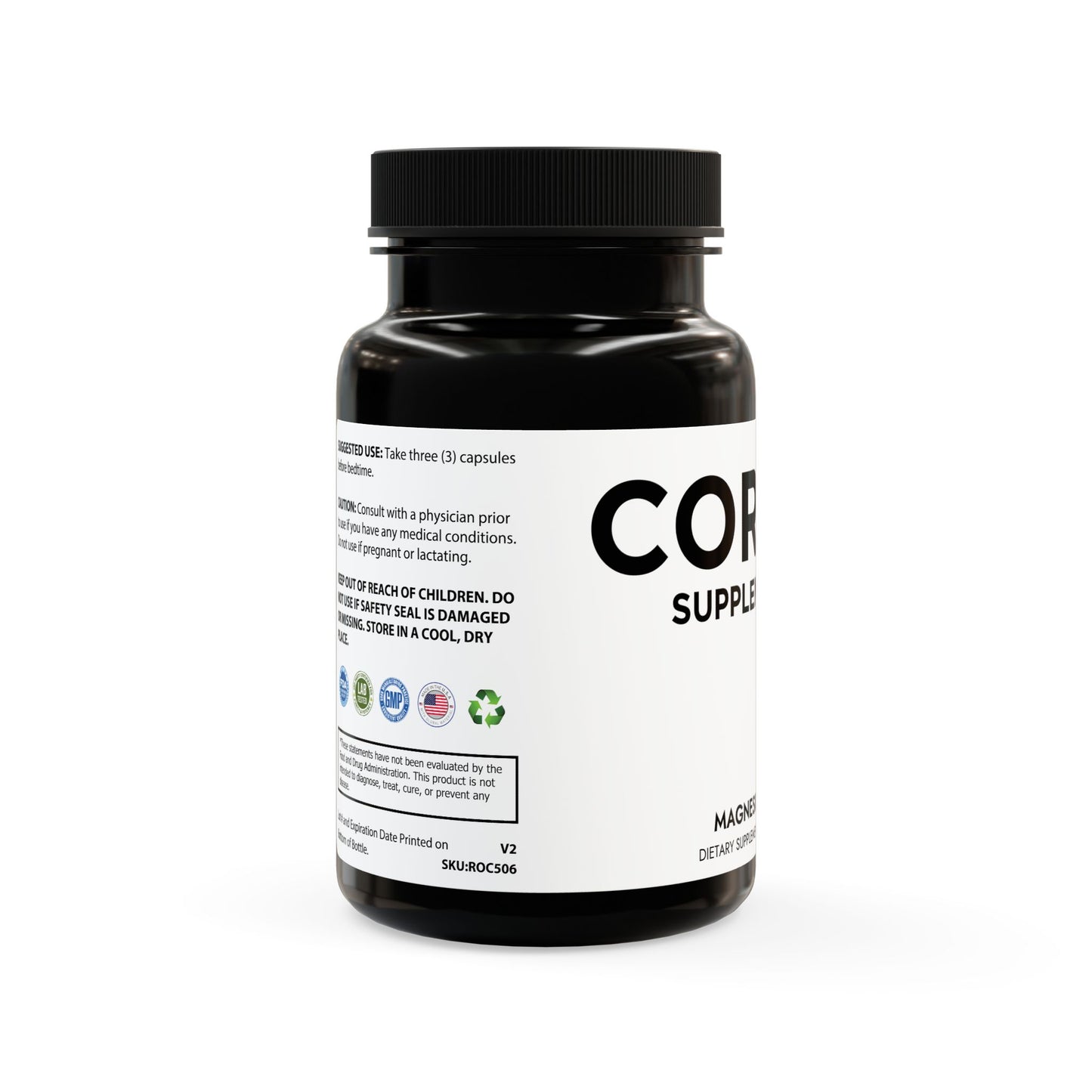 Magnesium Zinc Supplement (90 Capsules)