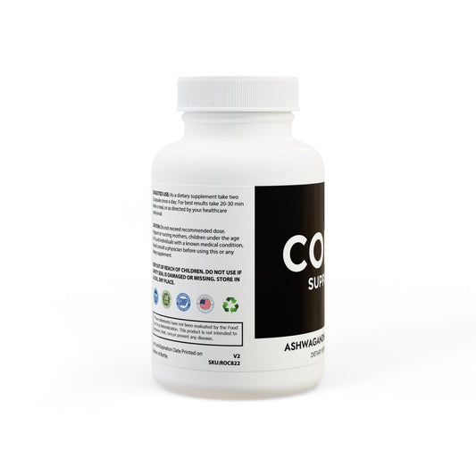 Ashwagandha + Black Pepper – 60 Vegan Capsules