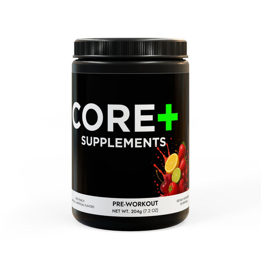 Pre‑Workout+ Powder – Fruit Punch (204 g / 7.1 oz)