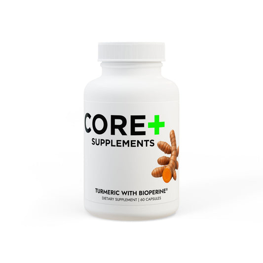 Turmeric with BioPerine® (Black Pepper Fruit Extract) Supplement (60 Capsules)